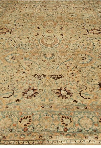 Fine Antique Persian Khorassan Handmade Wool Rug
