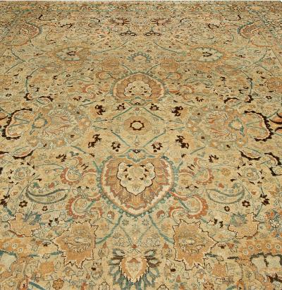 Fine Antique Persian Khorassan Handmade Wool Rug