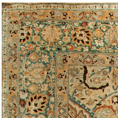 Fine Antique Persian Khorassan Handmade Wool Rug