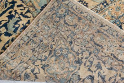Fine Antique Persian Kirman Handmade Wool Carpet