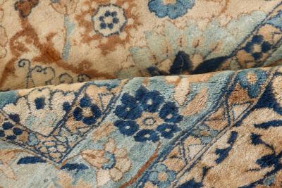Fine Antique Persian Kirman Handmade Wool Carpet