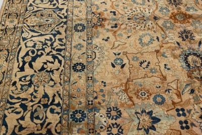 Fine Antique Persian Kirman Handmade Wool Carpet