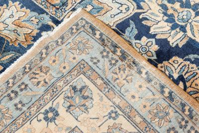 Fine Antique Persian Kirman Handmade Wool Carpet Size Adjusted 