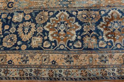 Fine Antique Persian Kirman Handmade Wool Carpet Size Adjusted 