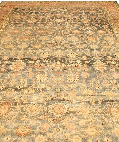 Fine Antique Persian Malayer Handmade Wool Rug