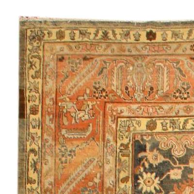 Fine Antique Persian Malayer Handmade Wool Rug