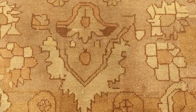 Fine Antique Persian Malayer Handmade Wool Rug