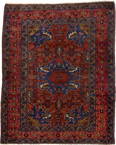 Fine Antique Persian Malayer Rug 4 10 x 6 1 