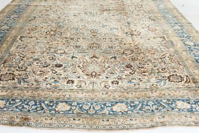 Fine Antique Persian Meshad Handmade Wool Carpet