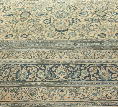 Fine Antique Persian Meshad Handmade Wool Rug