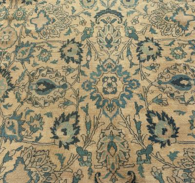 Fine Antique Persian Meshad Handmade Wool Rug
