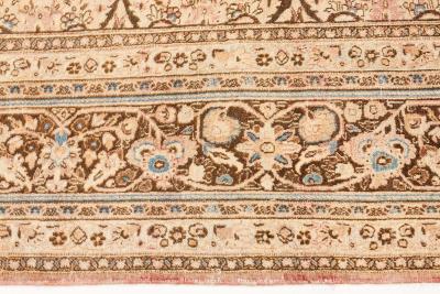 Fine Antique Persian Meshad Handmade Wool Rug