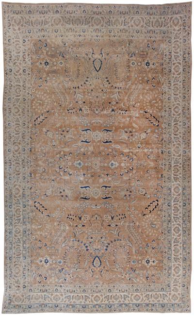 Fine Antique Persian Meshad Handmade Wool Rug