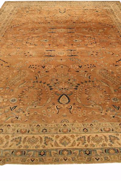 Fine Antique Persian Meshad Handmade Wool Rug