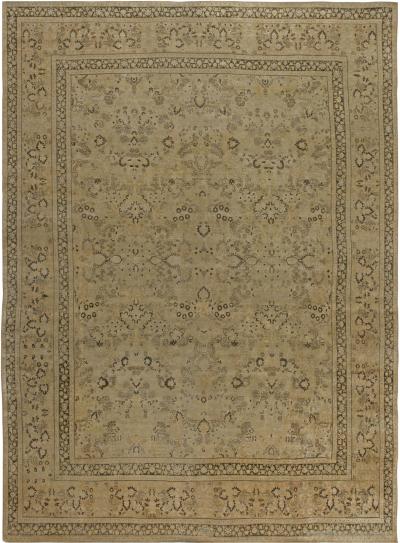 Fine Antique Persian Meshad Handmade Wool Rug