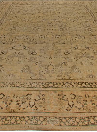 Fine Antique Persian Meshad Handmade Wool Rug