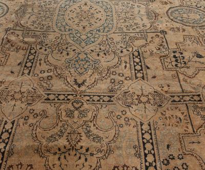 Fine Antique Persian Meshad Handmade Wool Rug