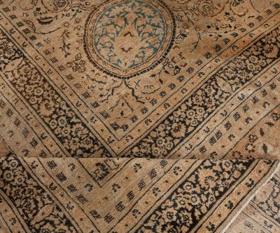 Fine Antique Persian Meshad Handmade Wool Rug
