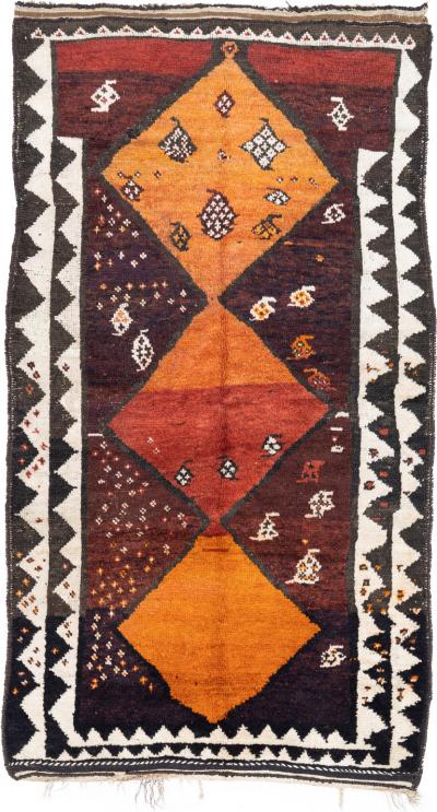 Fine Antique Persian Moroccan Rug 4 6 x 9 0 