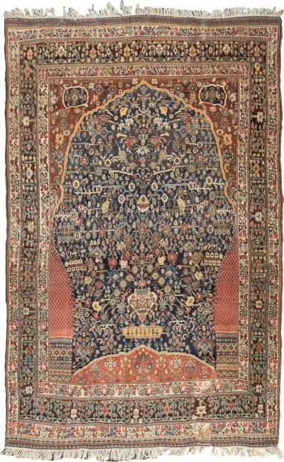 Fine Antique Persian Qashqai Rug 5 7 x 8 10 