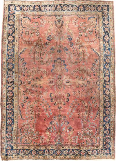 Fine Antique Persian Sarouk Rug 70 x 97 