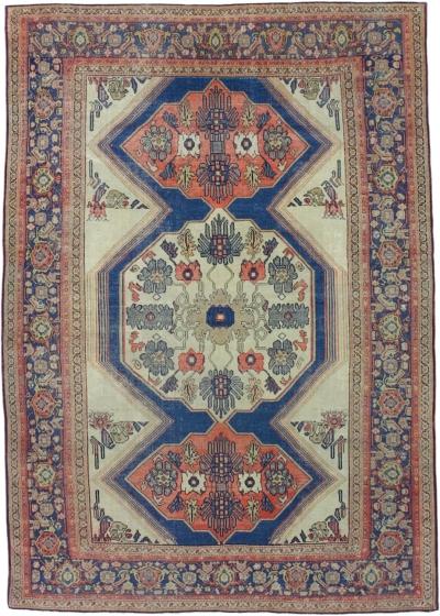 Fine Antique Persian Senneh Rug 4 x 5 x 6 x 3 