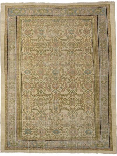 Fine Antique Persian Sultanabad Mahal Rug 7 0 x 9 1 