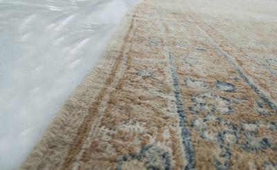 Fine Antique Persian Tabriz Botanic Handmade Wool Rug