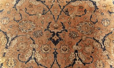 Fine Antique Persian Tabriz Handmade Wool Carpet