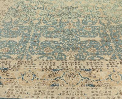 Fine Antique Persian Tabriz Handmade Wool Carpet