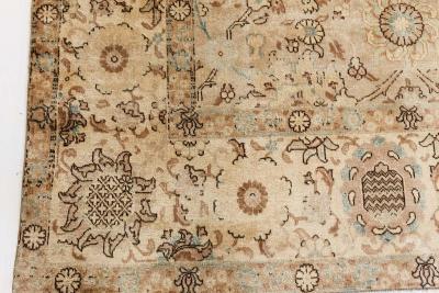 Fine Antique Persian Tabriz Handmade Wool Carpet