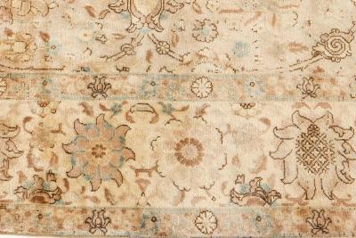 Fine Antique Persian Tabriz Handmade Wool Carpet