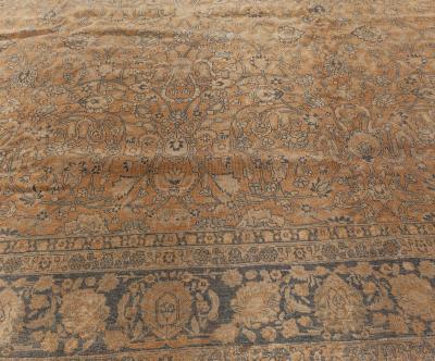 Fine Antique Persian Tabriz Handmade Wool Rug