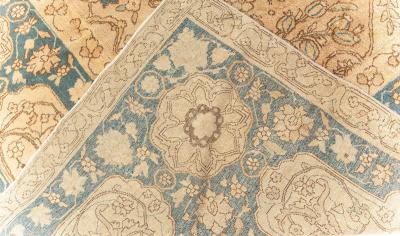 Fine Antique Persian Tabriz Handmade Wool Rug