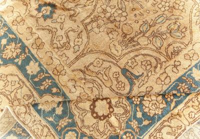 Fine Antique Persian Tabriz Handmade Wool Rug