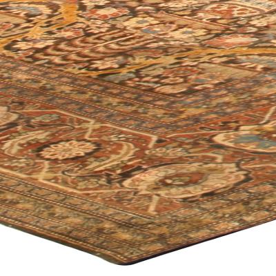 Fine Antique Persian Tabriz Handmade Wool Rug