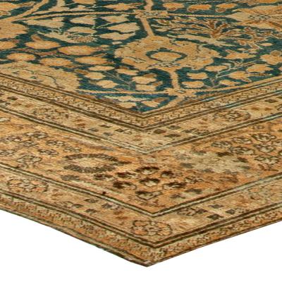 Fine Antique Persian Tabriz Handmade Wool Rug