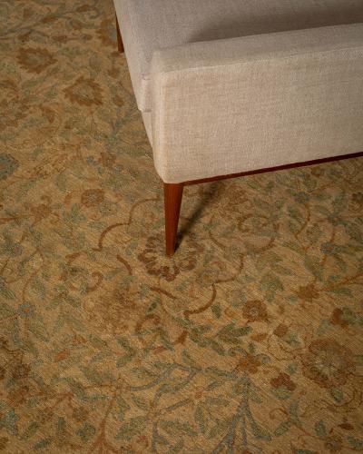Fine Antique Persian Tabriz Handmade Wool Rug