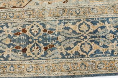 Fine Antique Persian Tabriz Handmade Wool Rug