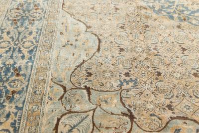 Fine Antique Persian Tabriz Handmade Wool Rug