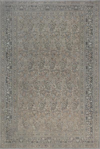 Fine Antique Persian Tabriz Handmade Wool Rug