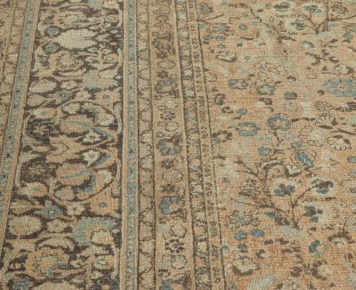 Fine Antique Persian Tabriz Handmade Wool Rug