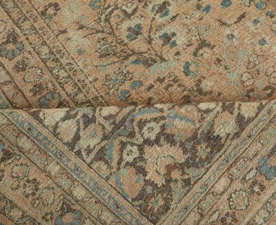 Fine Antique Persian Tabriz Handmade Wool Rug