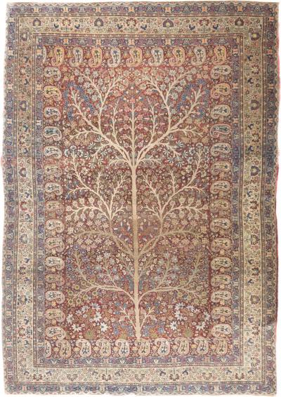 Fine Antique Persian Tabriz Rug 8 3 x 11 9 