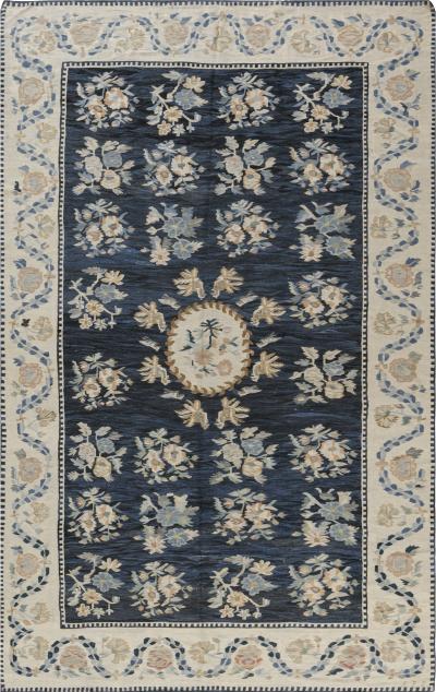Fine Antique Russian Bessarabian Handmade Wool Carpet