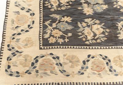 Fine Antique Russian Bessarabian Handmade Wool Carpet