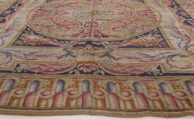 Fine Antique Savonnerie Hand Knotted Wool Carpet