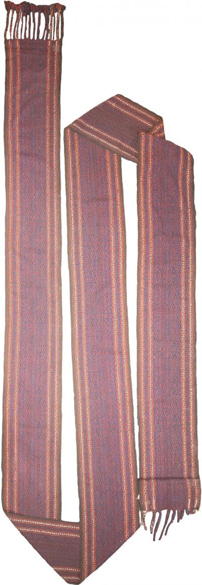 Fine Antique Turkeman Long Tent Band 1 9 x 45 0 
