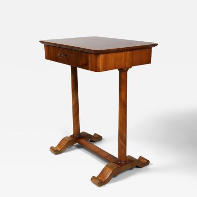 Fine Biedermeier Cherry Side Table Vienna c 1825 