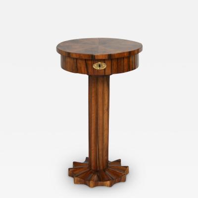 Fine Biedermeier Walnut Side Table Vienna c 1825 